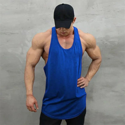 Men's Mesh Tank Top for Summer Fitness