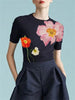 Elegant Floral Printed Women's Summer T-Shirts