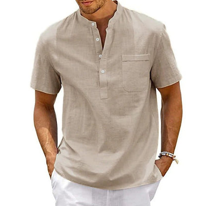 Men's Casual Short Sleeve Pocket T-Shirt