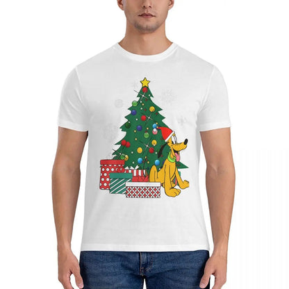 Casual Men's Christmas Tree T-Shirts 6XL