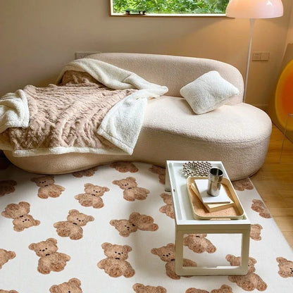 Japanese Style Plaid Carpets for Living Room