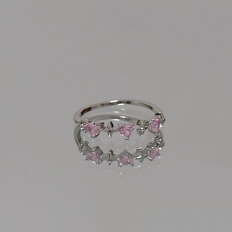 Vintage Irregular Cross Star Adjustable Couple Ring