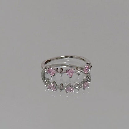 Vintage Irregular Cross Star Adjustable Couple Ring