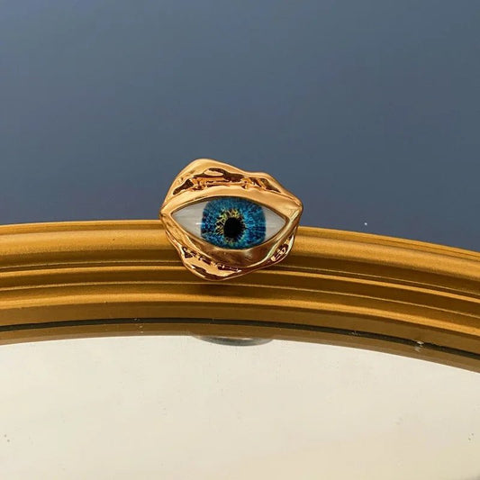 Vintage Eye Open Ring for Unique Style
