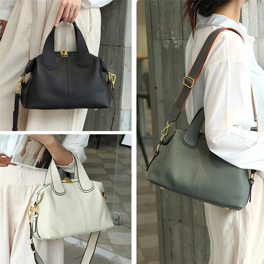 Genuine Leather Crossbody Handbags for Women 2024