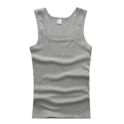 Men's Ribbed Tank Top for Summer