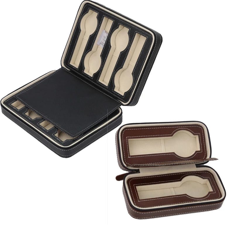 Travel Watch Organizer Case with Double Layer