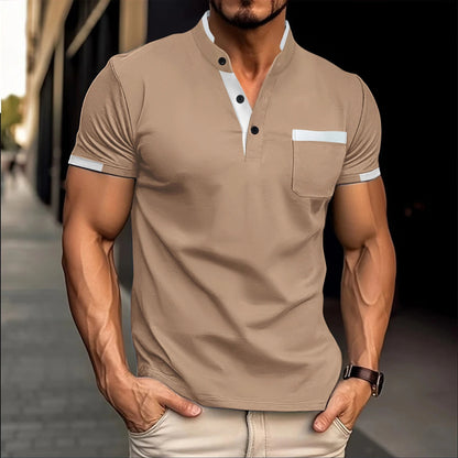 2024 Men's Casual Short Sleeve Polo Shirt