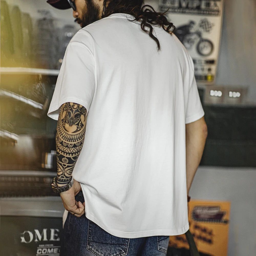 Men's Loose Pocket T-Shirt for Summer