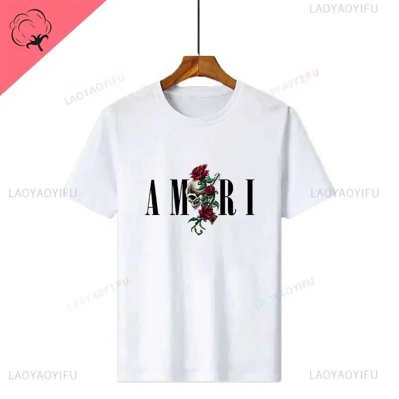 Men's Retro Y2K Graphic Cotton T-Shirt