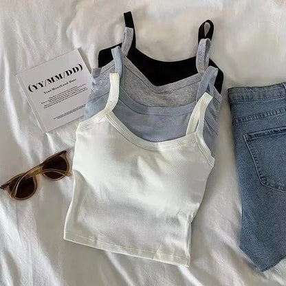 Sexy Women Crop Top Sleeveless Fashion Camisole