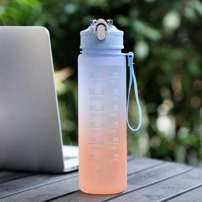 Large Capacity Gradient Color Sports Cup
