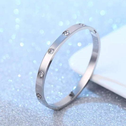 Waterproof Titanium Steel Bangles for Women