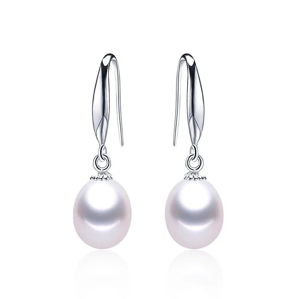 2024 Natural Pearl Drop Earrings for Weddings
