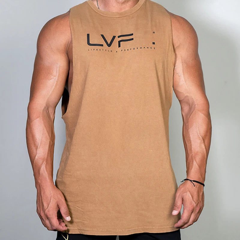 Men's Summer Gym Tank Top for Workouts