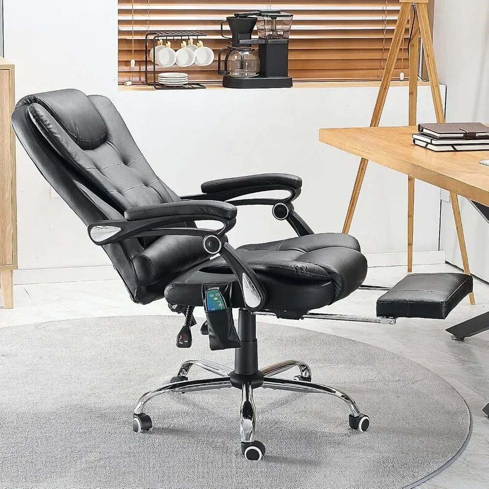 Ergonomic Reclining Office Chair with Heat