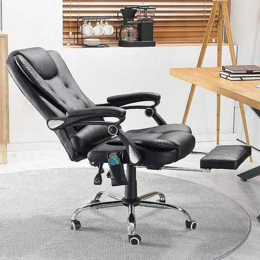 Ergonomic Reclining Office Chair with Heat