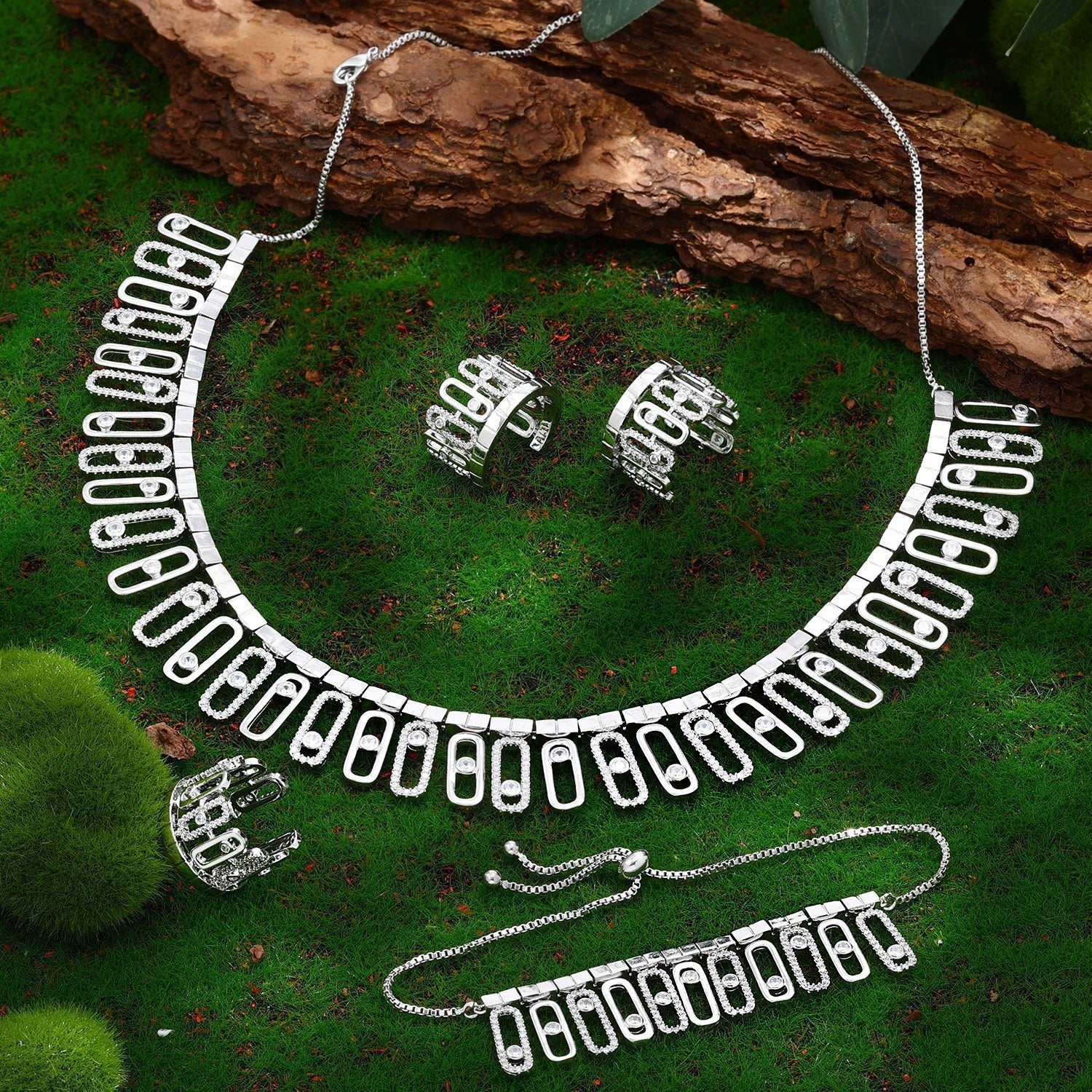 2023 Bridal Wedding Jewelry Set - 4 Pieces