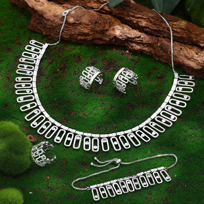 2023 Bridal Wedding Jewelry Set - 4 Pieces