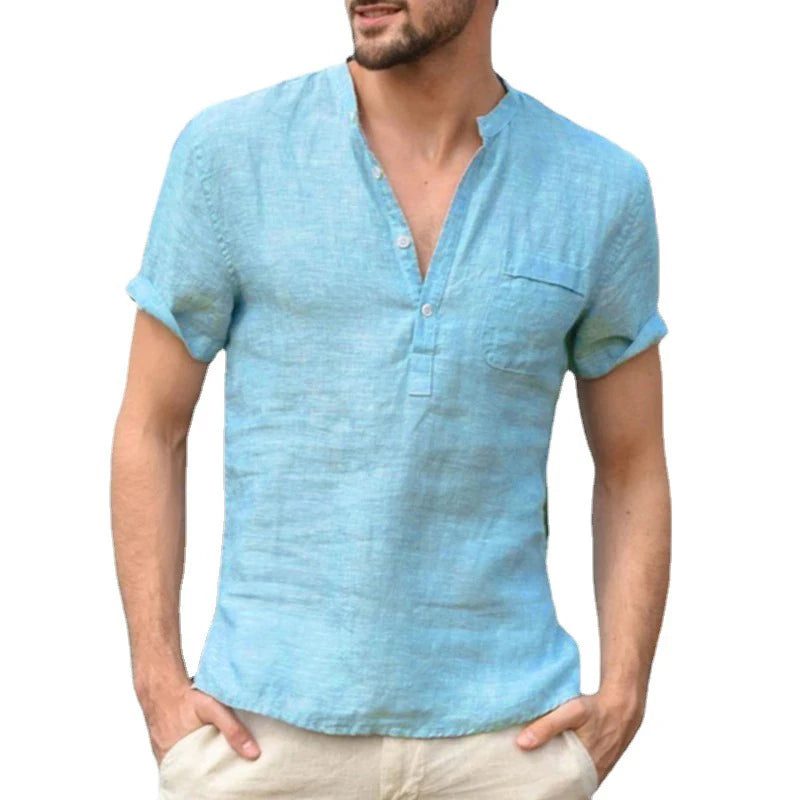 Men's Casual Short Sleeve Pocket T-Shirt
