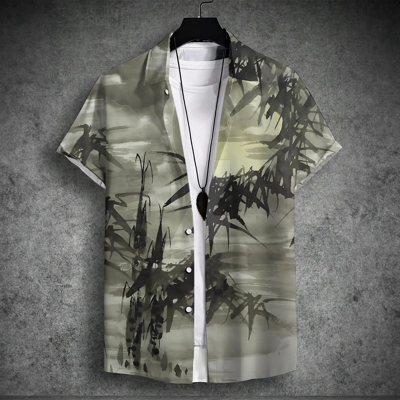 2024 Hawaiian Short-Sleeved Shirt for Men