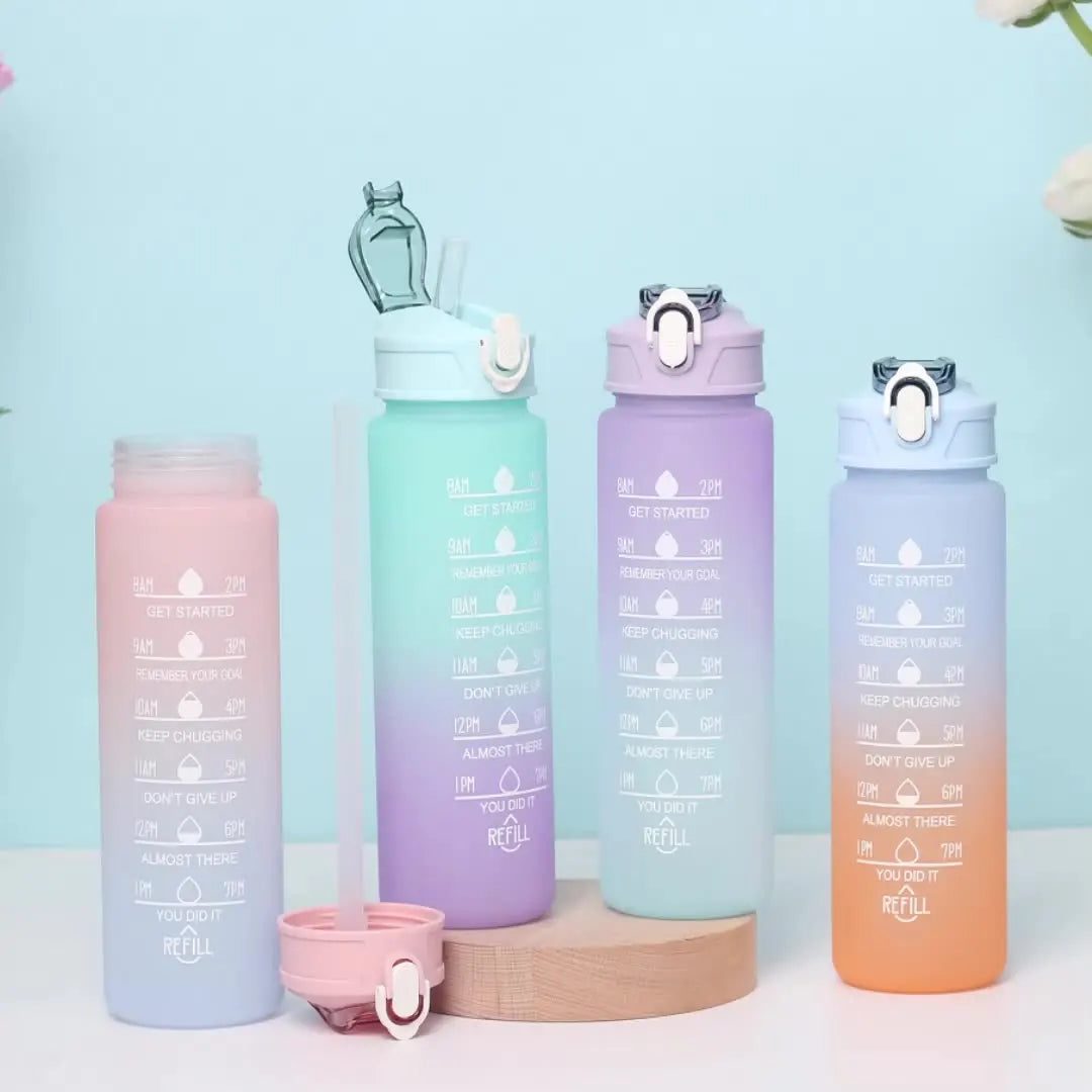 Large Capacity Gradient Color Sports Cup