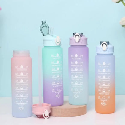 Large Capacity Gradient Color Sports Cup