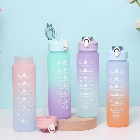 Large Capacity Gradient Color Sports Cup