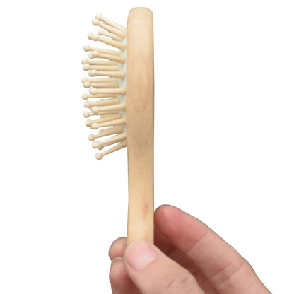 Travel Mini Bamboo Hair Brush for Styling