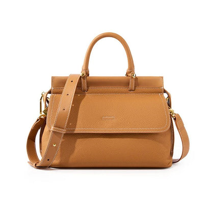 Genuine Leather Work Tote Handbags for Women