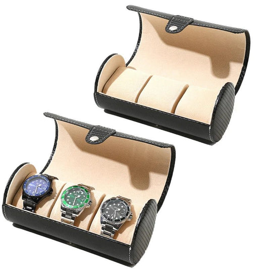 Travel Watch Storage Box with 3 Grids