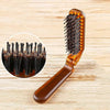 Portable Foldable Boar Bristle Hair Comb