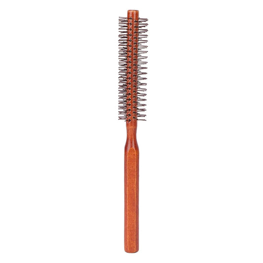 Small Round Wooden Hair Brush for Curling