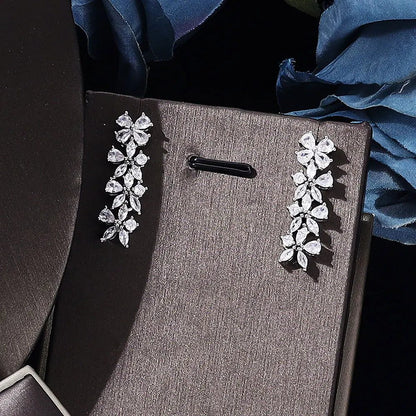 Luxury Cubic Zirconia Bridal Jewelry Set