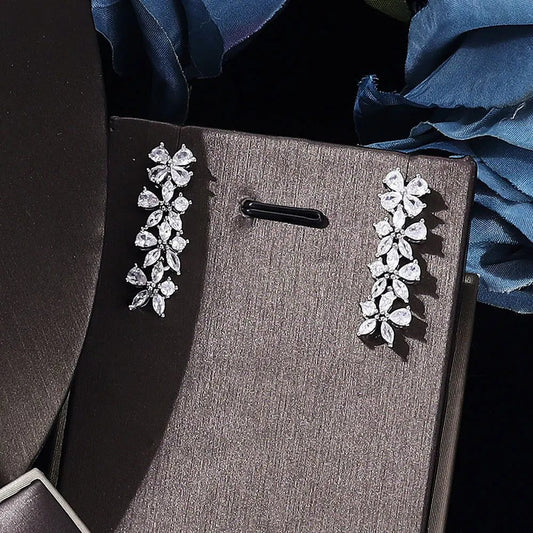 Luxury Cubic Zirconia Bridal Jewelry Set