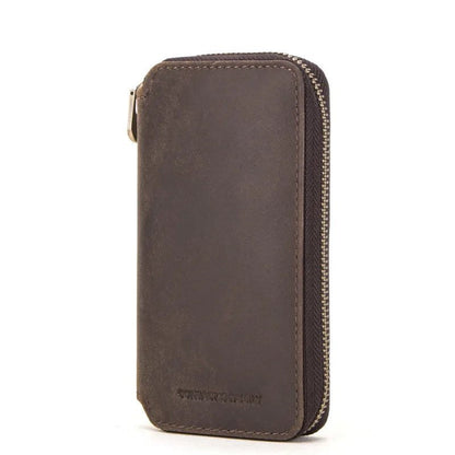 Chic Vintage Leather Watch Travel Case Storage