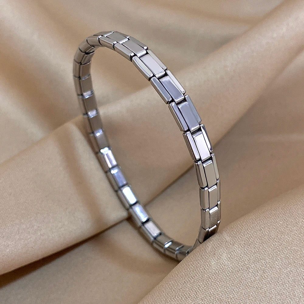 Adjustable Waterproof Stainless Steel Women's Bracelet