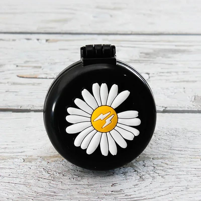 Compact Travel Hair Brush with Mirror