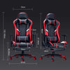 Ergonomic Gaming Chair with Adjustable Height Footrest