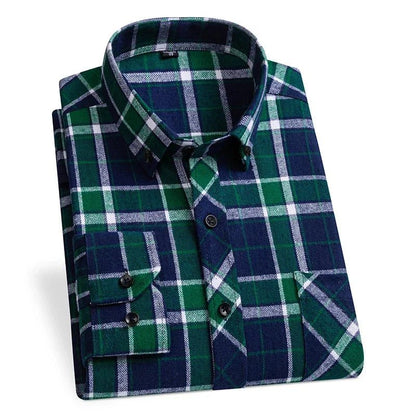 2024 Men's Plus Size Flannel Casual Shirts