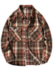 Plus Size Plaid Flannel Shirt for Men