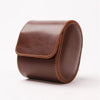 Chic Vintage Leather Watch Travel Case