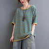 Casual Women's Striped T-Shirt for Summer