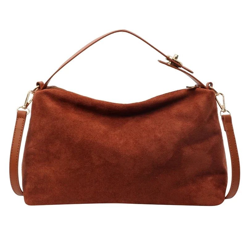 2024 Suede Large Capacity Women's Shoulder Bag