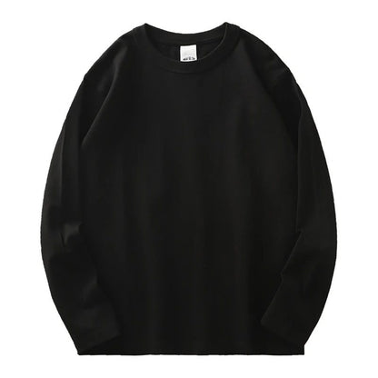 Heavyweight Cotton Long Sleeve T-Shirt for Men
