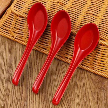 Elegant Porcelain Soup Spoons Set for Kitchen
