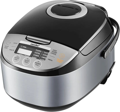 Portable Fuzzy Logic Rice Cooker with 11 Presets