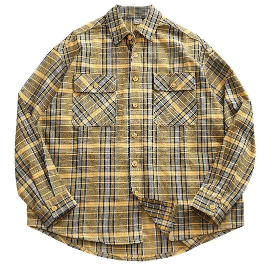 Men's 2024 Retro Flannel Plaid Shirt