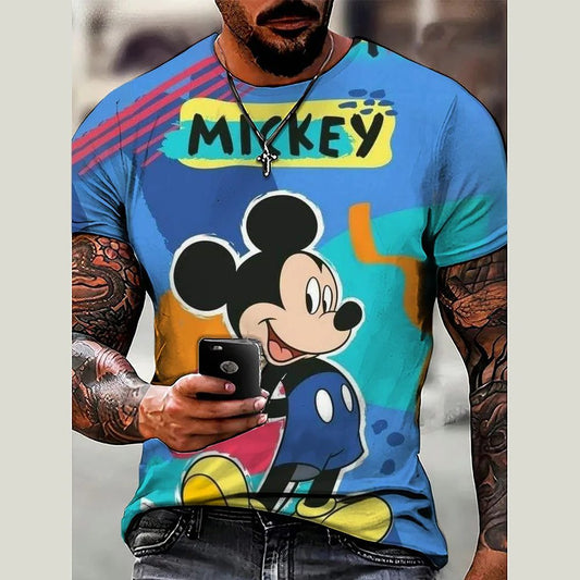 High-Quality Men's Disney Mickey Mouse T-Shirt