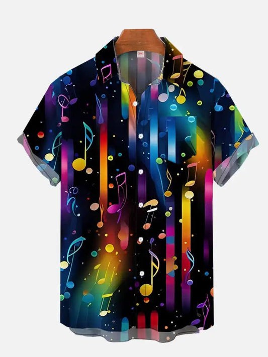 3D Printed Hawaiian Shirt for Men